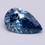 2.15 Ct. Fancy Vivid  Blue Pear Lab Grown Diamond