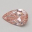 0.51 Ct. Fancy Intense Pink Pear Lab Grown Diamond