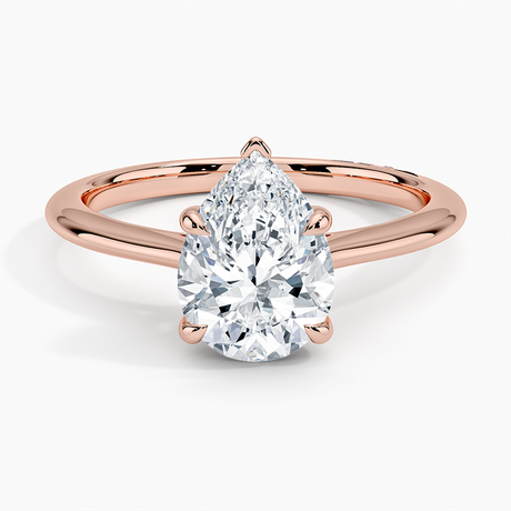 18K Rose Gold Tacori Founder's Petite Diamond Ring
