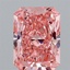 1.54 Ct. Fancy Vivid Pink Radiant Lab Grown Diamond