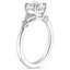 18K White Gold Alta Diamond Ring, smallside view