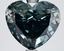 4.09 Ct. Fancy Deep Bluish Green Heart Lab Grown Diamond