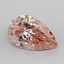 3.00 Ct. Fancy Vivid  Pink Pear Lab Grown Diamond