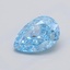 1.01 Ct. Fancy Vivid  Blue Pear Lab Grown Diamond