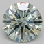 1.55 Ct. Fancy Intense Bluish Green Round Lab Grown Diamond