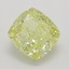 1.14 Ct. Fancy Yellow Cushion Diamond