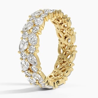 Olivetta Double Row Eternity Diamond Ring
