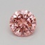 0.31 Ct. Fancy Vivid Pink Round Lab Grown Diamond