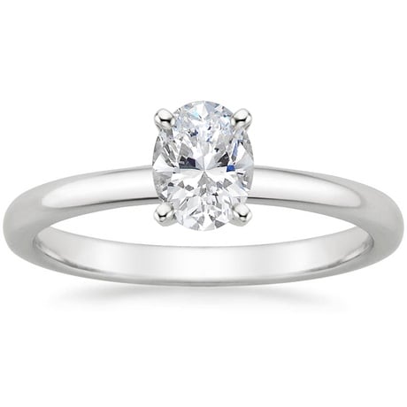 18K White Gold 2mm Comfort Fit Bridal Set