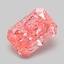 1.09 Ct. Fancy Vivid Pink Radiant Lab Grown Diamond