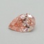 0.32 Ct. Fancy Vivid Pink Pear Lab Grown Diamond