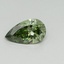 1.01 Ct. Fancy Vivid Green Pear Lab Grown Diamond