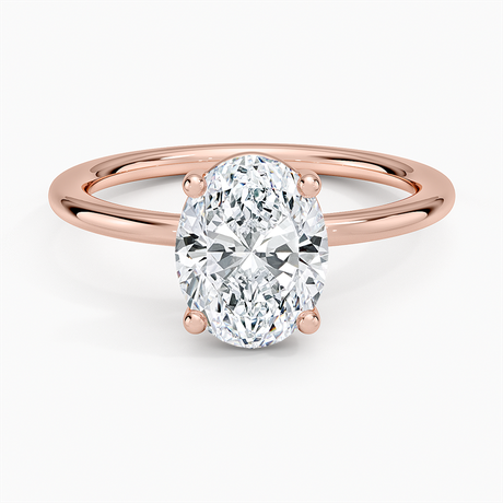 14K Rose Gold Gwen Perfect Fit Solitaire Ring