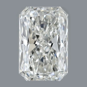 Radiant diamond — real photo