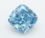 2.85 Ct. Fancy Vivid  Blue Cushion Lab Grown Diamond