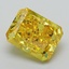 3.35 Ct. Fancy Vivid Yellow Radiant Lab Grown Diamond