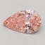 0.52 Ct. Fancy Vivid Pink Pear Lab Grown Diamond