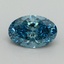 2.01 Ct. Fancy Vivid Blue Oval Lab Grown Diamond