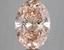 3.07 Ct. Fancy Intense Orangy Pink Oval Lab Grown Diamond