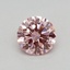 0.33 Ct. Fancy Vivid Pink Round Lab Grown Diamond