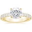 18K Yellow Gold Anthology Half-Coverage Diamond Ring (1/2 ct. tw.), smalltop view