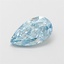 1.02 Ct. Fancy Intense Blue Pear Lab Grown Diamond