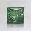 1.01 Ct. Fancy Vivid Pacific Green Princess Lab Grown Diamond