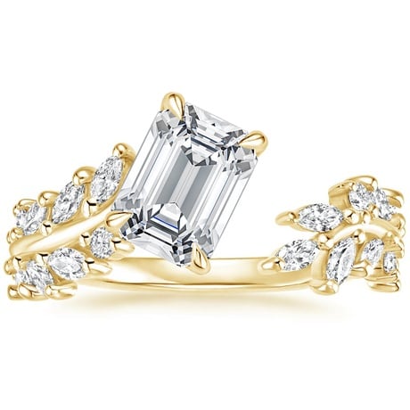 18K Yellow Gold Sweeping Ivy Diamond Bridal Set (1 ct. tw.)