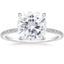 18K White Gold Demi Three-Quarter Coverage Diamond Ring (1/3 ct. tw.), smalltop view
