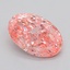 1.90 Ct. Fancy Vivid  Pink Oval Lab Grown Diamond