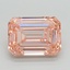 3.71 Ct. Fancy Intense Pink Emerald Lab Grown Diamond