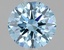 1.50 Ct. Fancy Vivid Blue Round Lab Grown Diamond