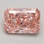 1.85 Ct. Fancy Intense Pink Radiant Lab Grown Diamond