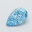 1.08 Ct. Fancy Vivid  Blue Pear Lab Grown Diamond