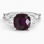 18K White Gold Willow Three Stone Diamond Ring (1/3 ct. tw.), smalltop view