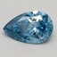 1.36 Ct. Fancy Vivid Blue Pear Lab Grown Diamond