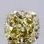 1.52 Ct. Fancy Yellow Cushion Lab Grown Diamond