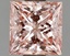 1.50 Ct. Fancy Vivid Pink Princess Lab Grown Diamond