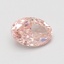 0.61 Ct. Fancy Vivid Pink Oval Lab Grown Diamond