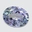 7.9x6.1mm Unheated Parti-Color  Oval   Tanzanite