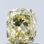 1.04 Ct. Fancy Intense Yellow Cushion Lab Grown Diamond