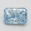 1.93 Ct. Fancy Vivid Blue Radiant Lab Grown Diamond