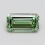1.01 Ct. Fancy Vivid Pacific Green Emerald Lab Grown Diamond
