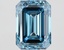 2.67 Ct. Fancy Vivid Blue Emerald Lab Grown Diamond
