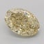 3.59 Ct. Fancy Intense Yellow Oval Lab Grown Diamond