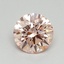 0.78 Ct. Fancy Intense Pink Round Lab Grown Diamond