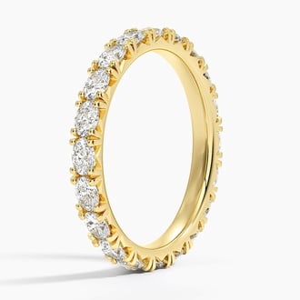 Nathalie Oval Eternity Lab Diamond Ring
