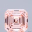 3.40 Ct. Fancy Intense Pink Asscher Lab Grown Diamond