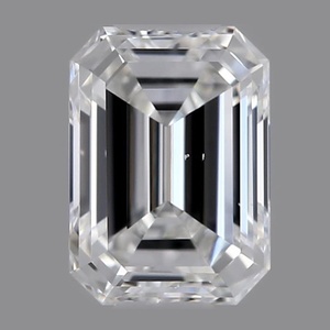 Emerald diamond — real photo