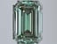 4.00 Ct. Fancy Vivid Green Emerald Lab Grown Diamond